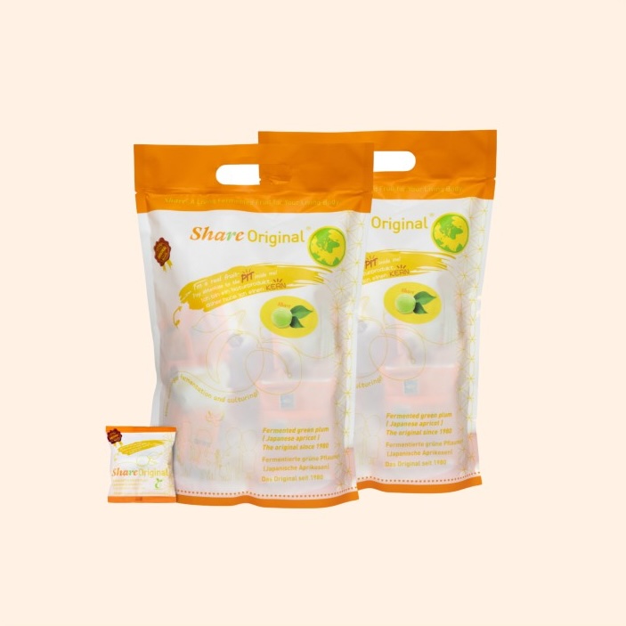 シェア・オリジナル青梅（発酵梅） 500g x２袋　Share Original 500g x 2 bags